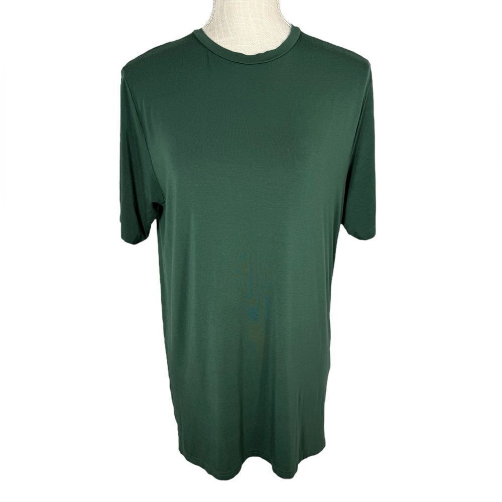 Posh Peanut Women’s Dark Green Short Sleeve Bamboo Top Tee